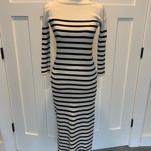 Polo Ralph Lauren striped midi dress